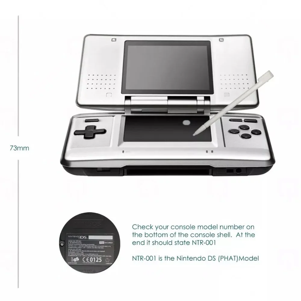 (6) STYLUS PENS NINTENDO DS PLASTIC REPLACEMENT PARTS ORIGINAL FAT DS CONSOLE